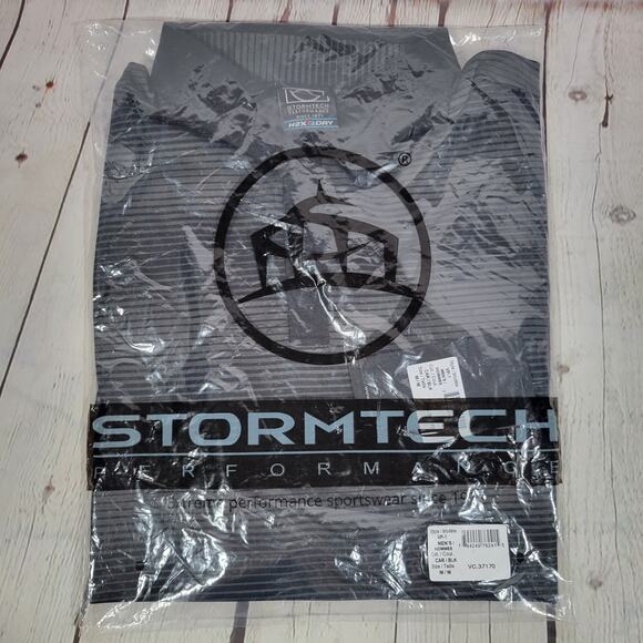 Stormtech Vibe‎ Performance Polo VP-1 Stripe Print M NWT - Picture 14 of 15